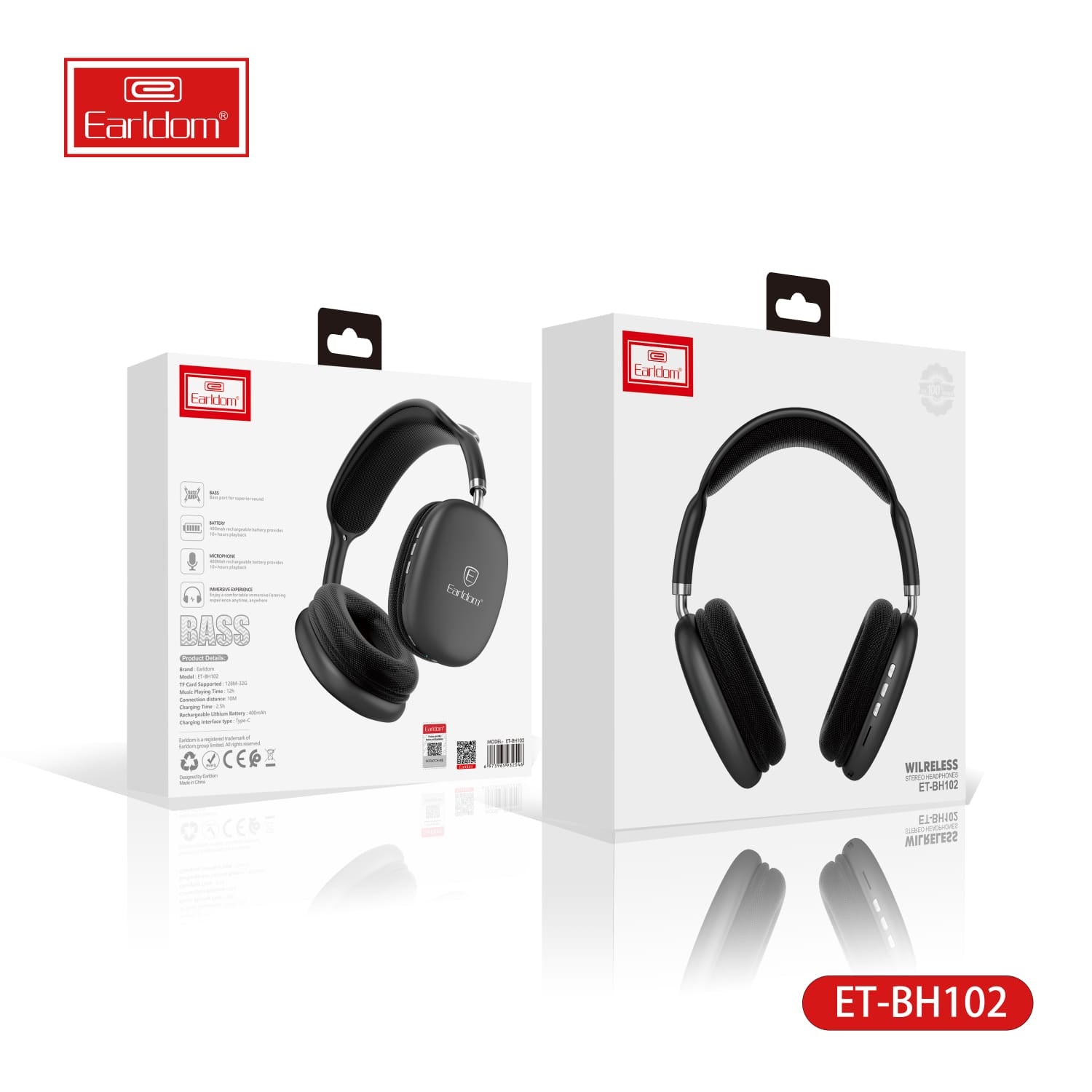 Earldom BH102 Wireless Headphones